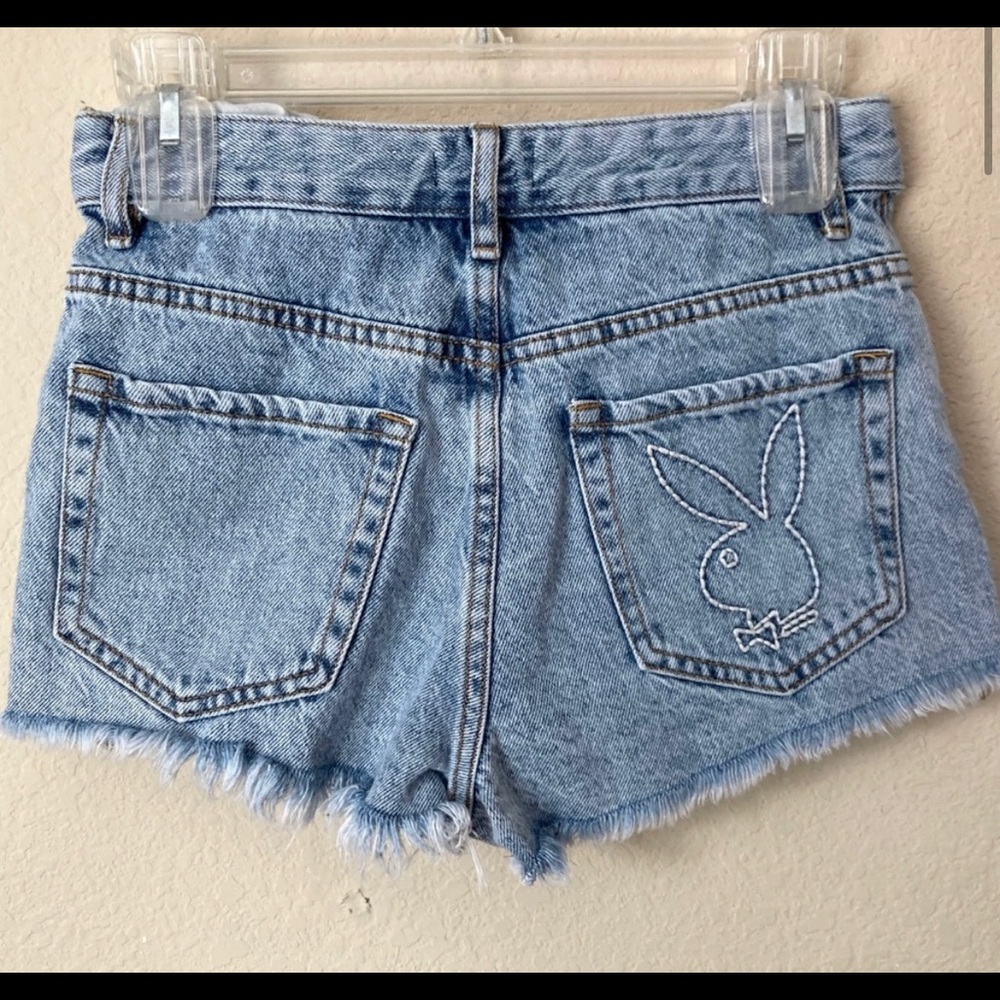 limited edition playboy x pacsun denim shorts